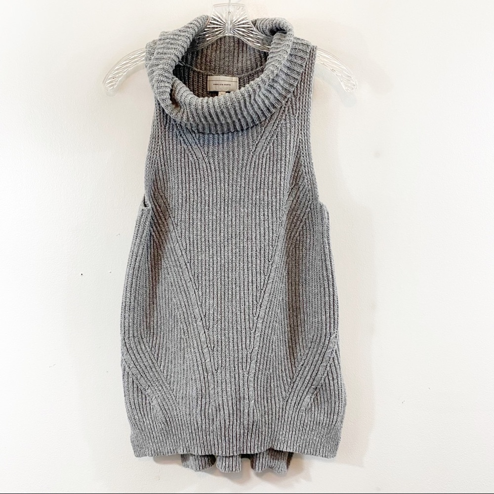 Anthropologie Angel of The North Sweater Vest Gray